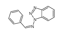 1-(Benzylideneamino)-1H-benzotriazole Structure