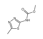 (5-methyl-[1,3,4]thiadiazol-2-yl)-carbamic acid methyl ester Structure