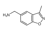 (3-METHYLBENZO[D]ISOXAZOL-5-YL)METHANAMINE Structure