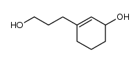 3-(3-hydroxypropyl)cyclohex-2-enol结构式