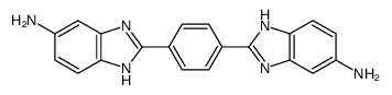 2,2'-(1,4-phenylene)bis(5-amino-1H-benzimidazol) structure