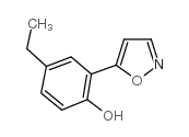 4-ETHYL-2-(ISOXAZOL-5-YL)PHENOL Structure