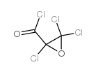 Oxiranecarbonyl chloride, trichloro- (9CI) structure