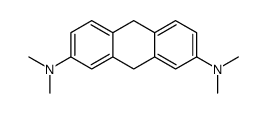 2-N,2-N,7-N,7-N-tetramethyl-9,10-dihydroanthracene-2,7-diamine结构式