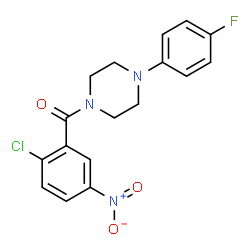 (2-chloro-5-nitrophenyl)-[4-(4-fluorophenyl)piperazin-1-yl]methanone picture