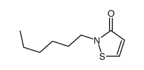 2-hexyl-1,2-thiazol-3-one结构式