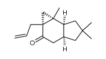 (1aR,3aS,6aS,6bR)-1a-allyl-5,5,6b-trimethyloctahydrocyclopropa[e]inden-2(1H)-one结构式