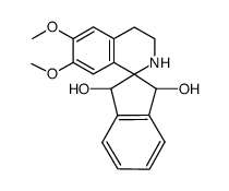 3,4-Dihydro-6,7-dimethoxyspiro[isoquinoline-1(2H),2'-indane]-1',3'-diol Structure