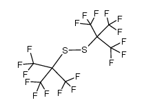 bis(nonafluoro-tert-butyl) disulfide Structure