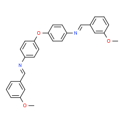 (3-methoxybenzylidene)(4-{4-[(3-methoxybenzylidene)amino]phenoxy}phenyl)amine picture