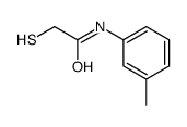 N-(3-methylphenyl)-2-sulfanylacetamide结构式