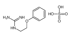 (C-azaniumylcarbonimidoyl)-(2-phenoxyethyl)azanium,sulfate结构式