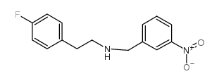 2-(4-fluorophenyl)-N-[(3-nitrophenyl)methyl]ethanamine Structure