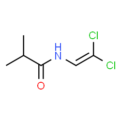 Propanamide,N-(2,2-dichloroethenyl)-2-methyl-结构式