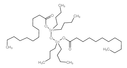 1,3-二月桂酰氧-1,1,3,3-四丁基二锡氧结构式