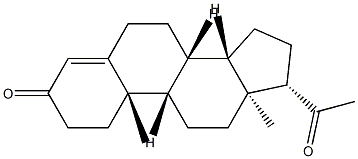 (8α,10α)-Progesterone结构式