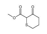 methyl 3-oxo-2,3,4,5-tetrahydro-6H-thiopyran-2-carboxylate Structure