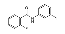 2-fluoro-N-(3-iodophenyl)benzamide结构式