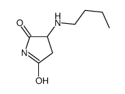 3-(Butylamino)-2,5-pyrrolidinedione Structure