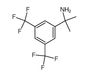 α,α-dimethyl-3,5-bis(trifluoromethyl)benzenemethanamine结构式