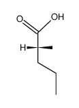 (-)-2-methylpentanoic acid structure