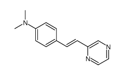 N,N-dimethyl-4-(2-pyrazin-2-ylethenyl)aniline Structure