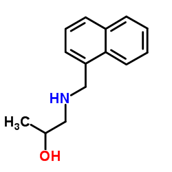 1-[(NAPHTHALEN-1-YLMETHYL)-AMINO]-PROPAN-2-OL Structure