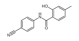 Benzamide, N-(4-cyanophenyl)-2-hydroxy-4-methyl- (9CI)结构式