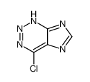 4-chloro-5H-imidazo[4,5-d]triazine Structure