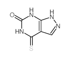 5-sulfanylidene-2,4,8,9-tetrazabicyclo[4.3.0]nona-1,6-dien-3-one structure