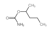 METHYLPROPYLCARBINOL CARBAMATE Structure