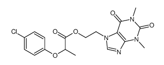 Demethyletofyllineclofibrate Structure