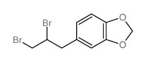 5-(2,3-dibromopropyl)benzo[1,3]dioxole Structure