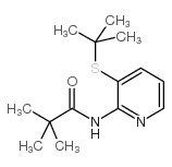 N-(3-(tert-butylthio)pyridin-2-yl)pivalamide structure