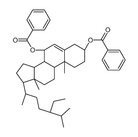 Stigmast-5-ene-3β,7α-diol dibenzoate结构式