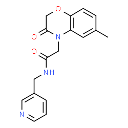 4H-1,4-Benzoxazine-4-acetamide,2,3-dihydro-6-methyl-3-oxo-N-(3-pyridinylmethyl)-(9CI) picture