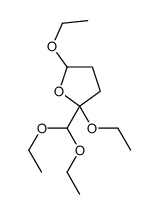 2,5-Diethoxy-2-(diethoxymethyl)oxolane结构式