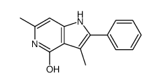 3,6-dimethyl-2-phenyl-1,5-dihydropyrrolo[3,2-c]pyridin-4-one Structure