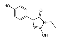 3-ethyl-5-(4-hydroxyphenyl)imidazolidine-2,4-dione结构式