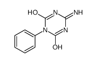 6-amino-3-phenyl-1H-1,3,5-triazine-2,4-dione结构式