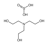 bis(2-hydroxyethyl)ammonium hydrogen sulphite Structure