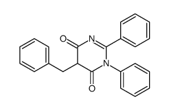 5-benzyl-1,2-diphenylpyrimidine-4,6-dione Structure