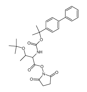 BPOC-THR(TBU)-OSU结构式