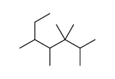 2,3,3,4,5-pentamethylheptane Structure