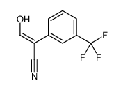 (Z)-3-hydroxy-2-[3-(trifluoromethyl)phenyl]prop-2-enenitrile structure