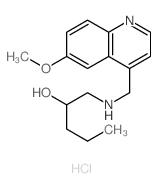 1-[(6-methoxyquinolin-4-yl)methylamino]pentan-2-ol Structure