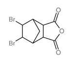 meso-5-exo,6-exo-dibromobicyclo[2.2.1]heptane-2-endo,3-endo-dicarboxylic anhydride结构式