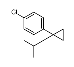 Benzene, 1-chloro-4-(1-(1-methylethyl)cyclopropyl)- picture