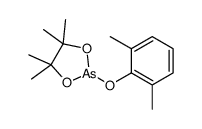 2-(2,6-dimethylphenoxy)-4,4,5,5-tetramethyl-1,3,2-dioxarsolane Structure