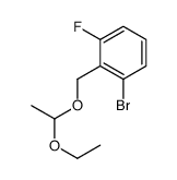 1-bromo-2-(1-ethoxyethoxymethyl)-3-fluorobenzene结构式